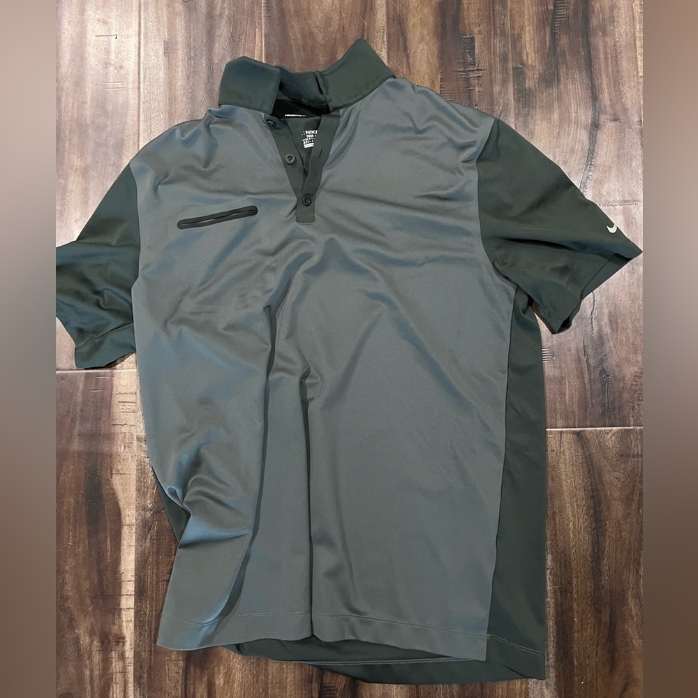 Nike Golf Men's Two-Tone Gray Polo Shirt